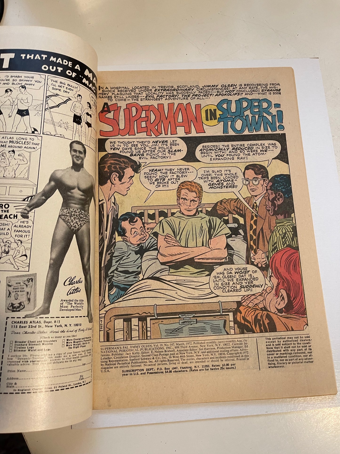 Superman’s pal Jimmy Olsen #147 comic book