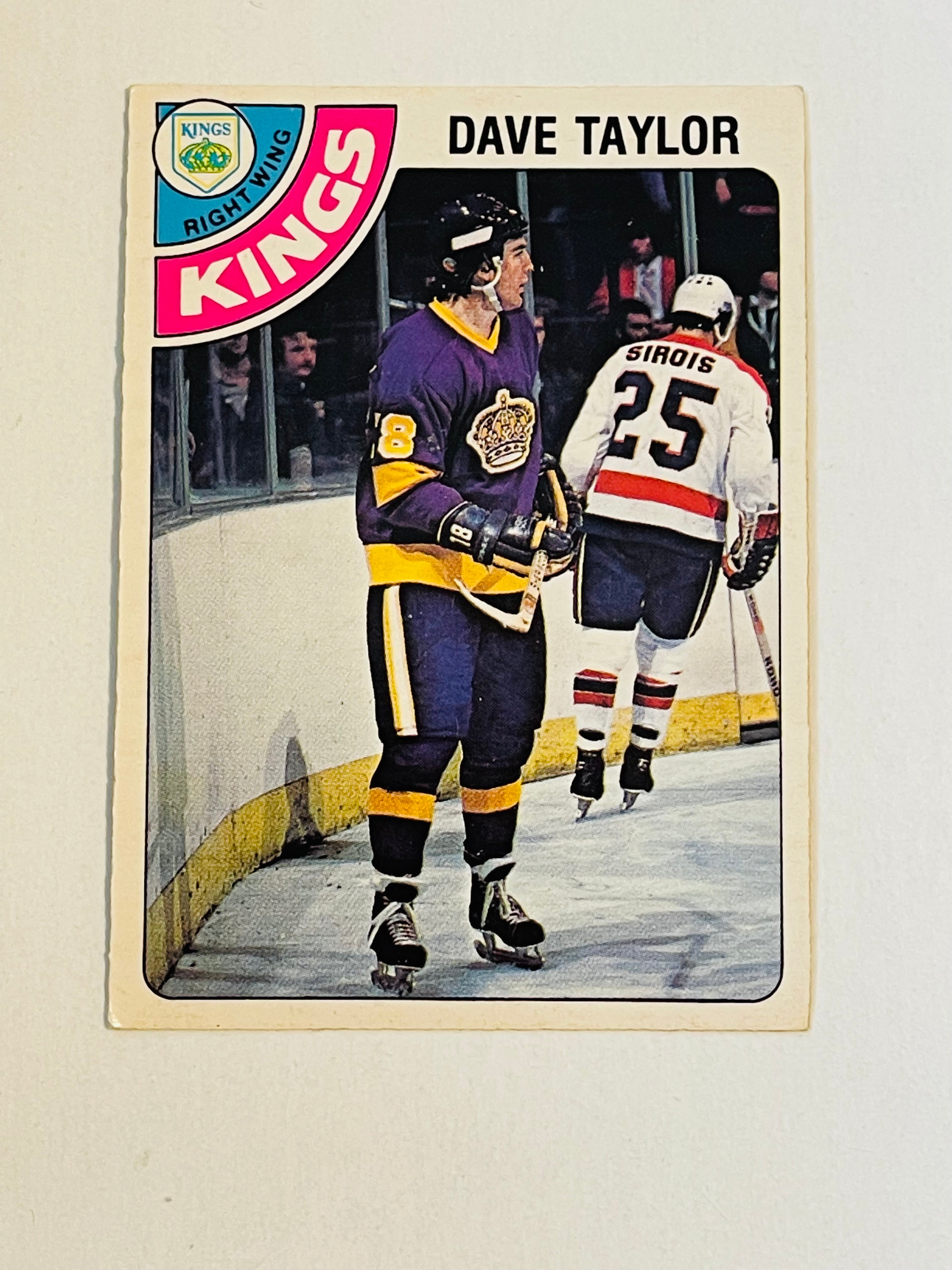 Dave Taylor opc hockey rookie card 1978-79