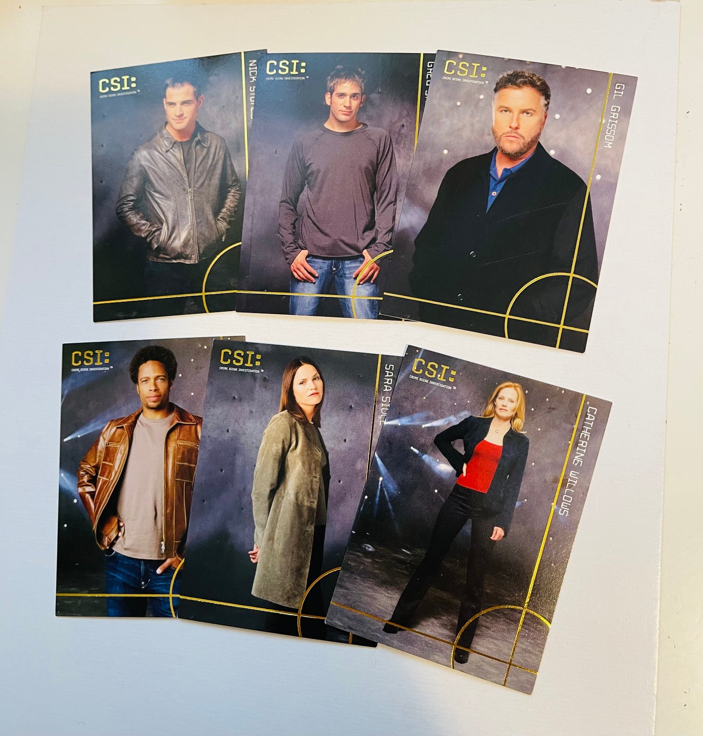 CSI Las Vegas TV show rare insert cards set