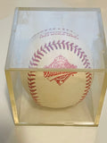 1992 World Series unmarked vintage baseball in cube