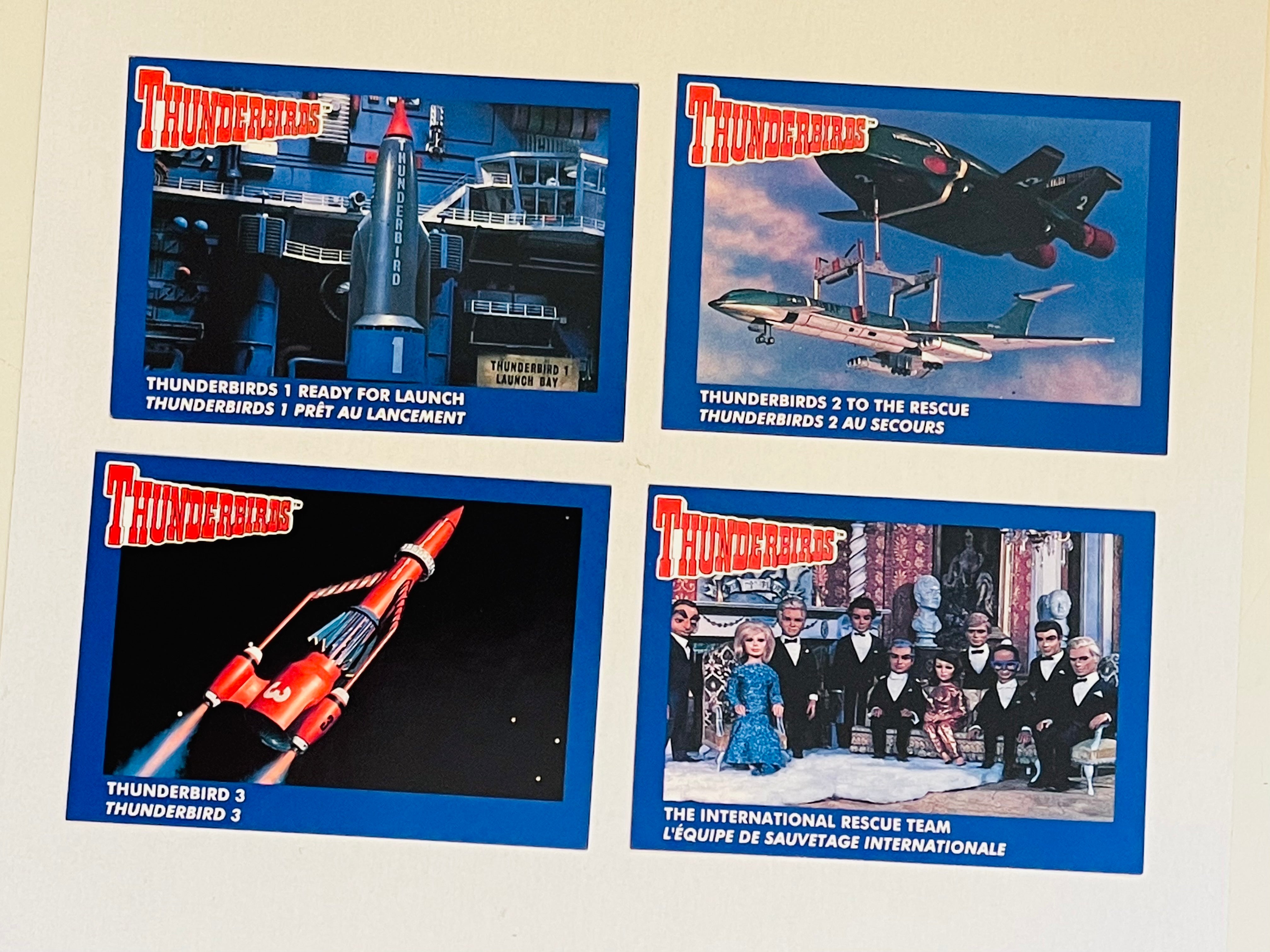 Thunderbirds TV show Pizza Hut card set 1990