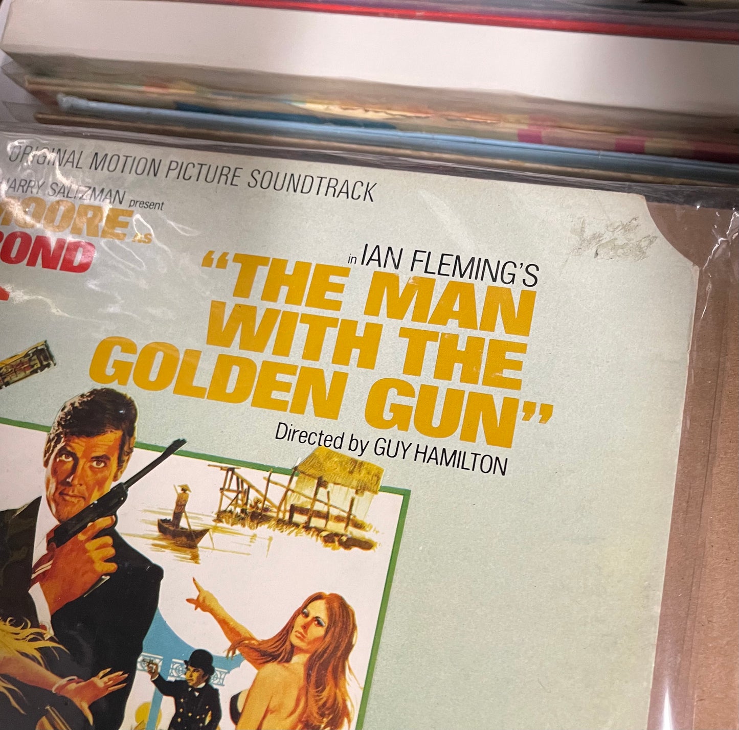 James Bond The Man with the Golden Gun record 1974