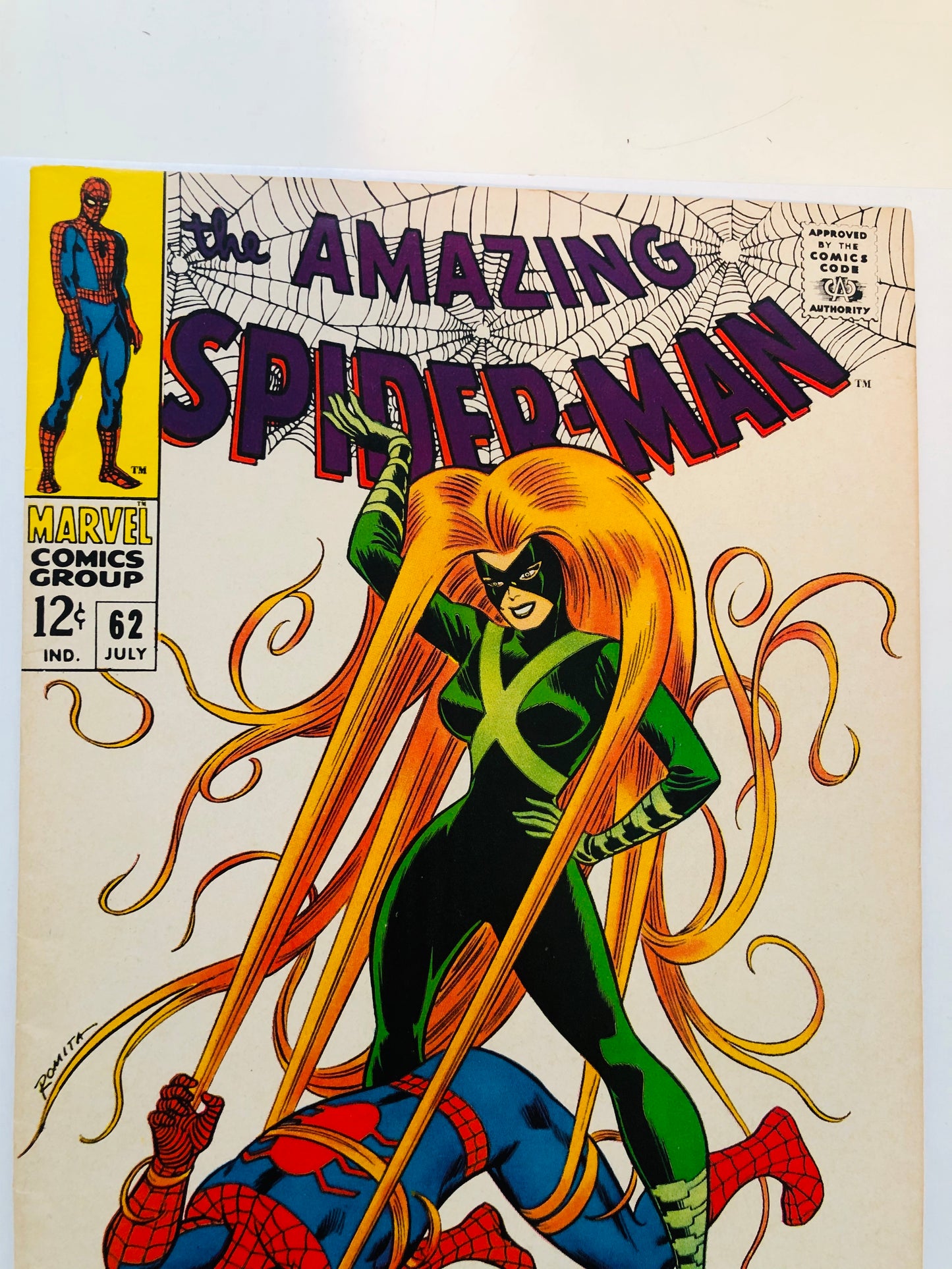 Amazing Spider-man #62 great condition comic book 1968