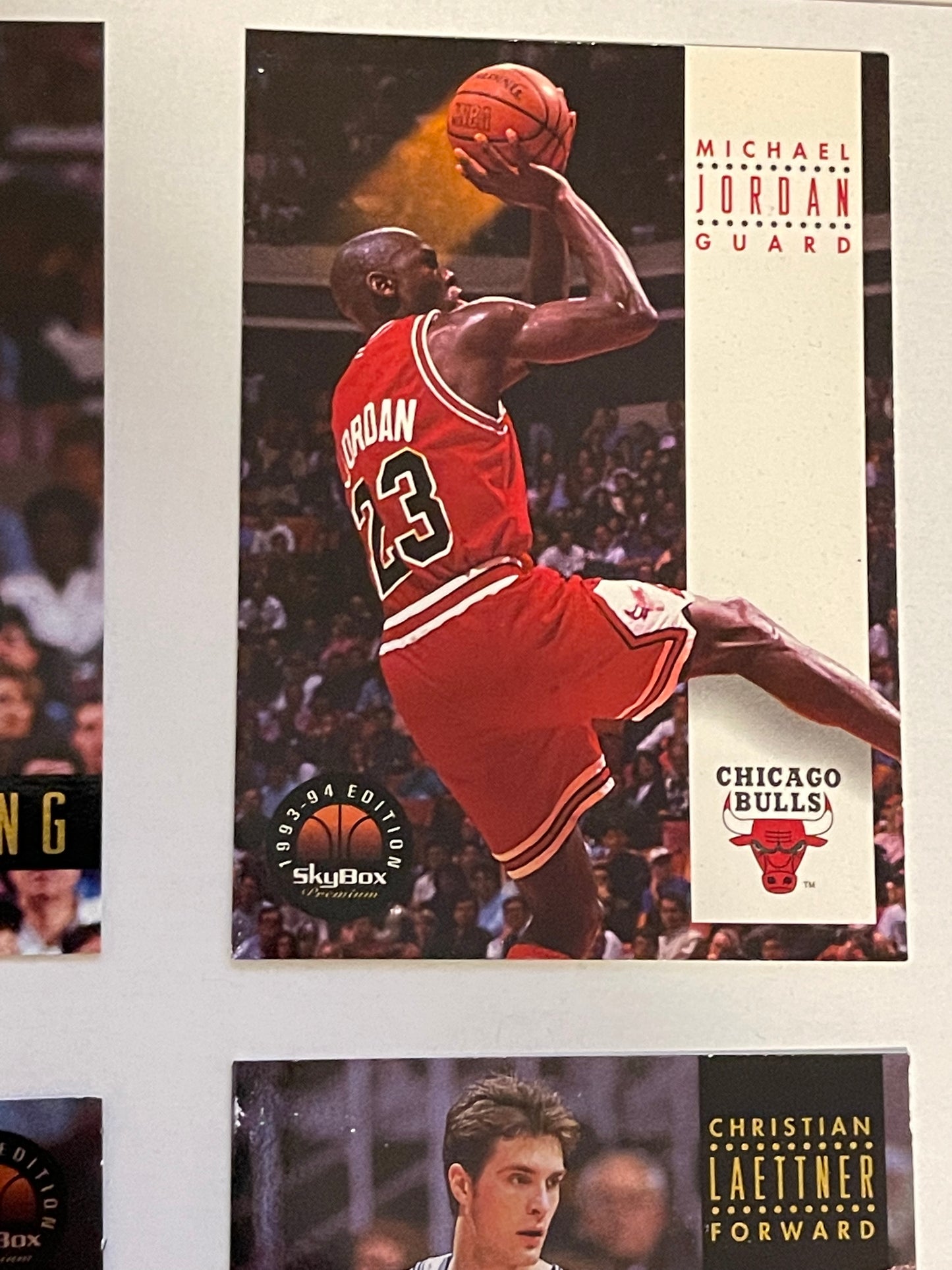 Skybox preview basketball cards set with Jordan and Shaq 1993