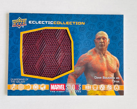 Guardians of the Galaxy Dax Dave Bautista memorabilia insert card