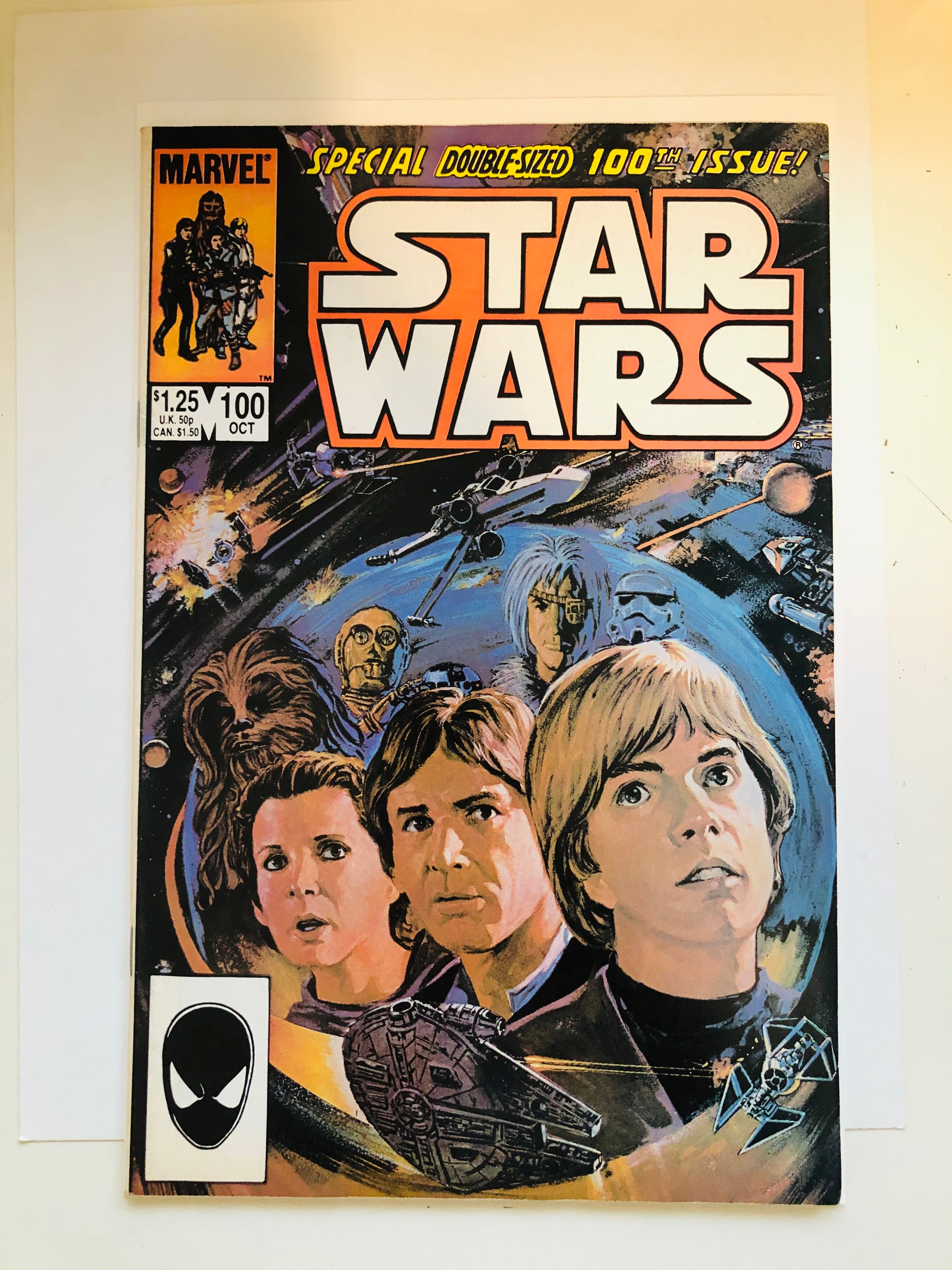 Star Wars #100 original high grade comic book 1985