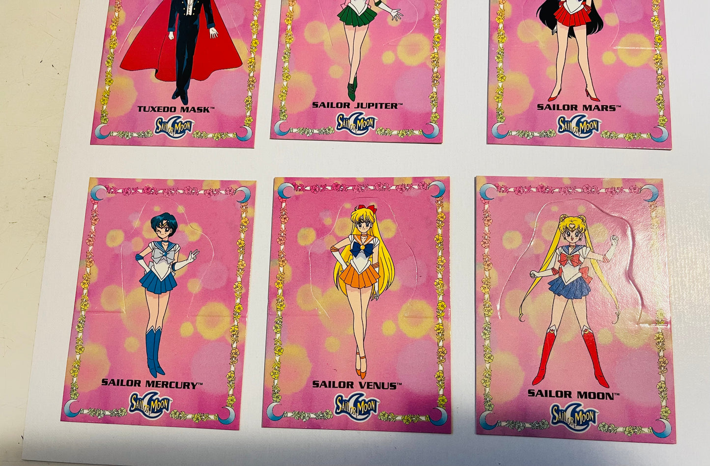 Sailor Moon rare send away pop up cards set 1997