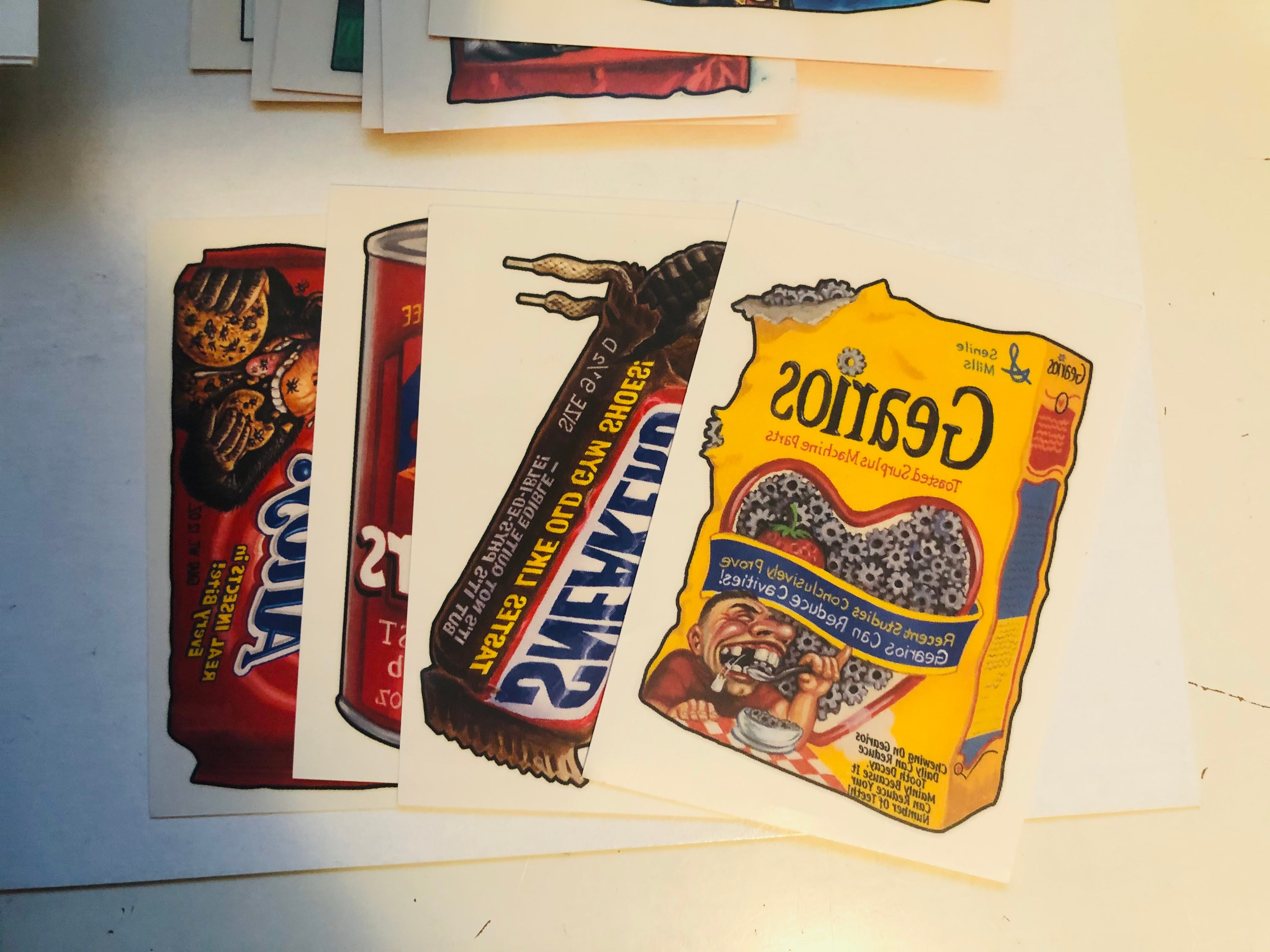 Wacky Packages stickers series 1 set with 2 insert sets 2013
