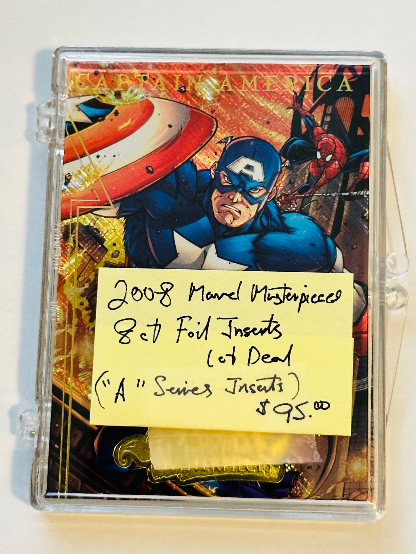 Marvel Masterpieces 8 series A insert cards lot deal 2008