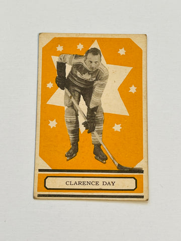 1933 Clarence Day opc Toronto Maple Leafs hockey card
