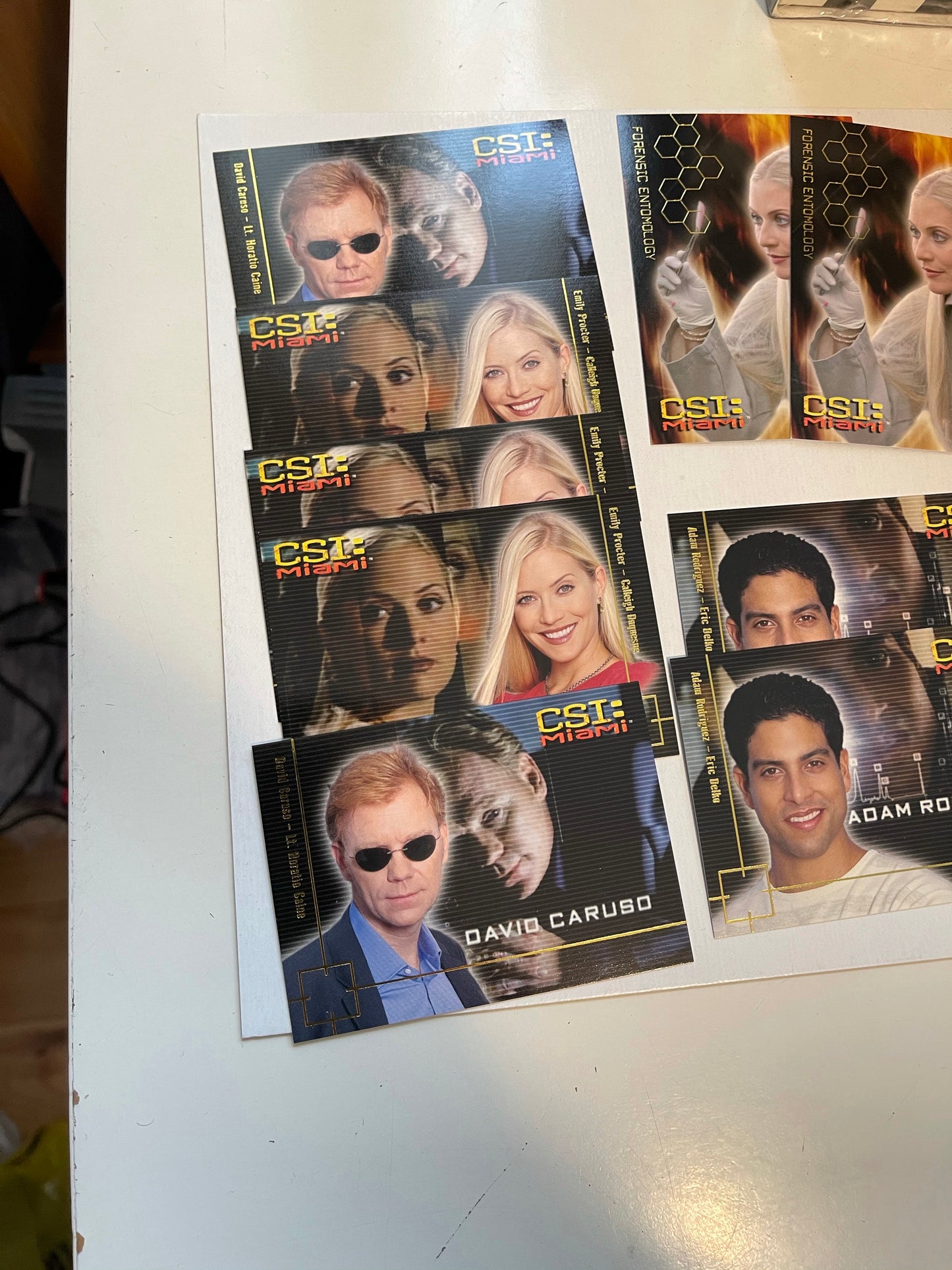 CSI Miami TV show 13 inserts cards lot deal 2004