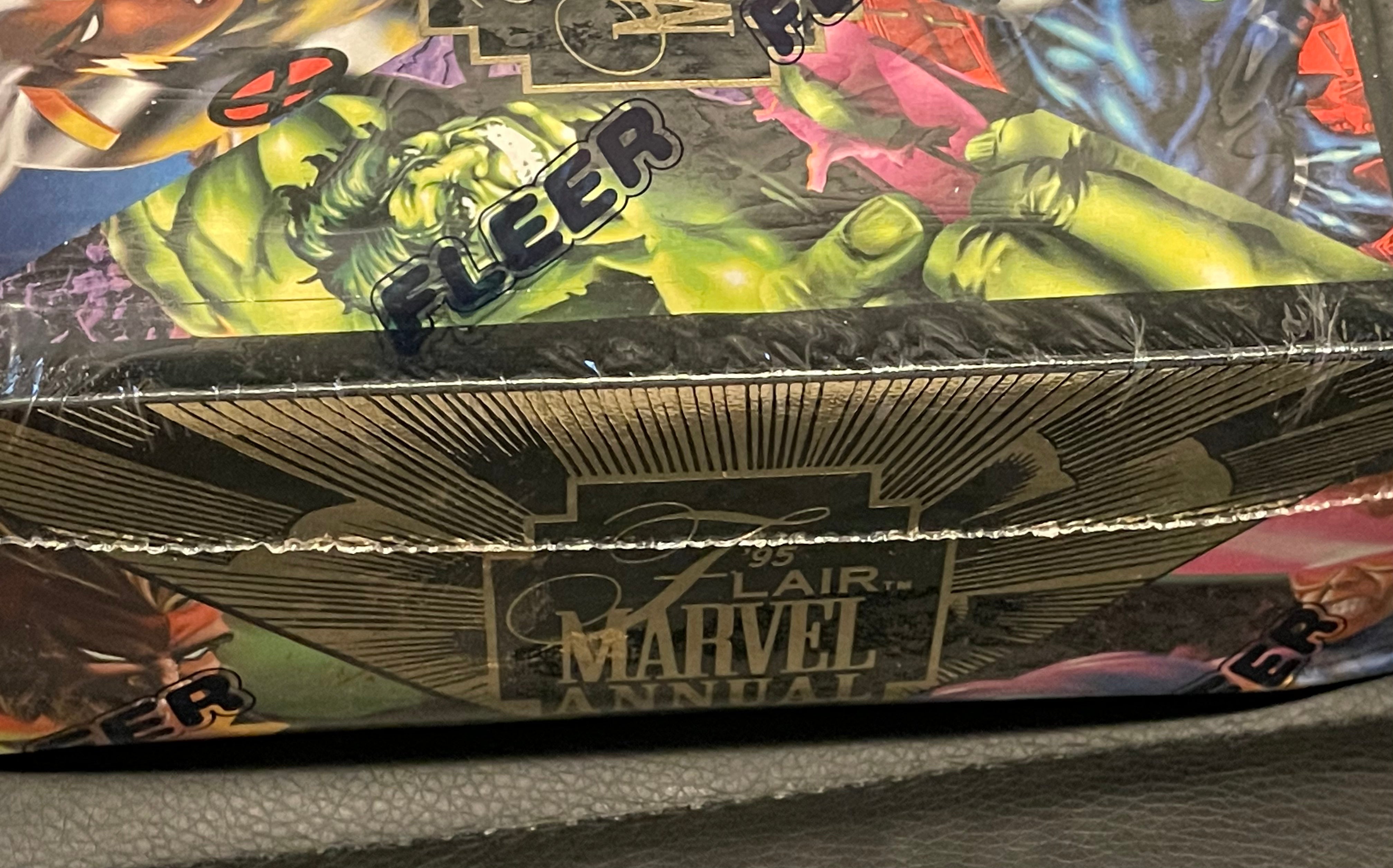 Flair Marvel Annual rare factory sealed box 1995
