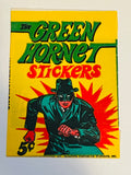 Green Hornet TV show Opc Canadian rare sticker wrapper 1967