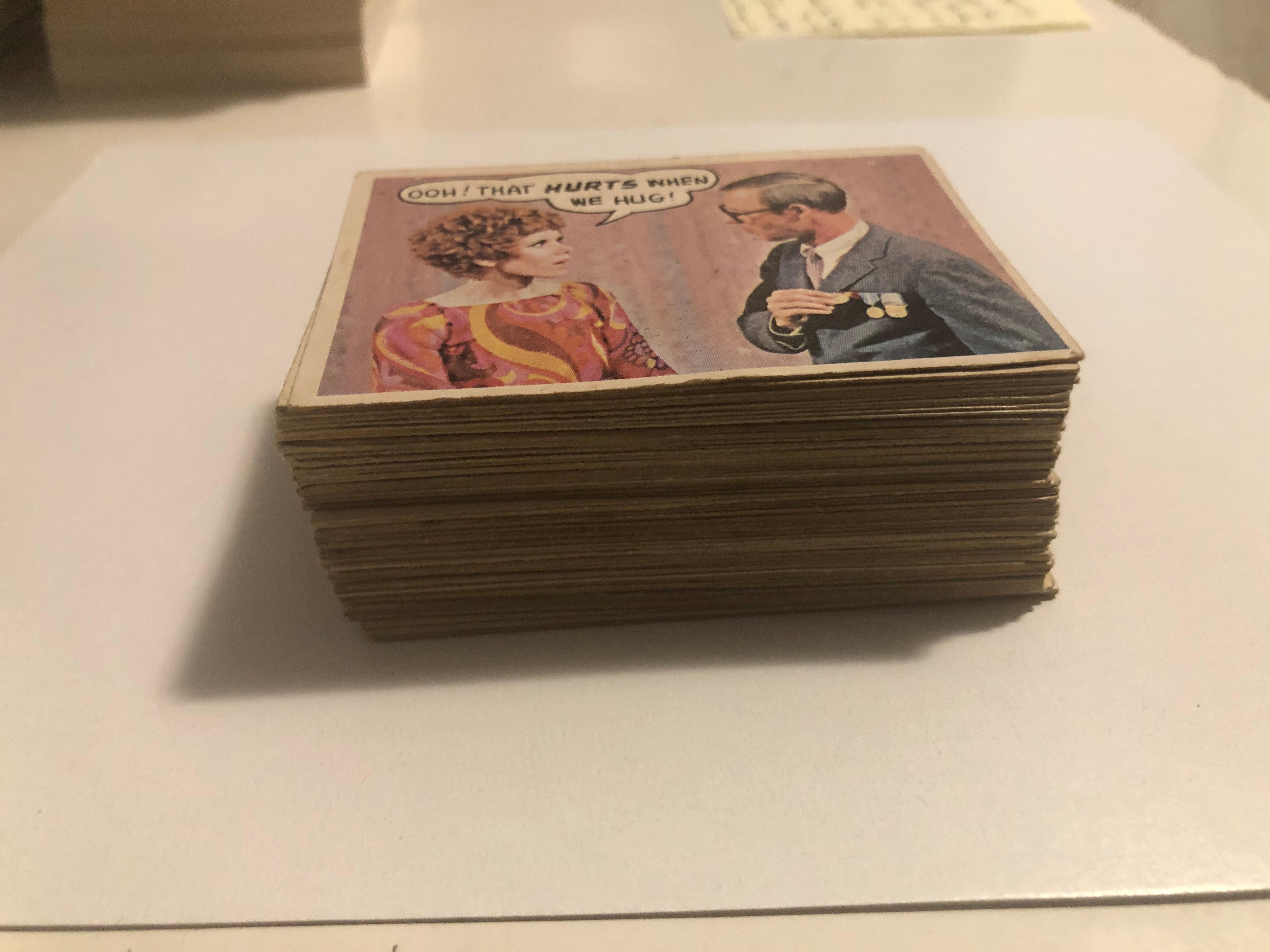 1968 opc rare Laugh-in master set with all insert card sets
