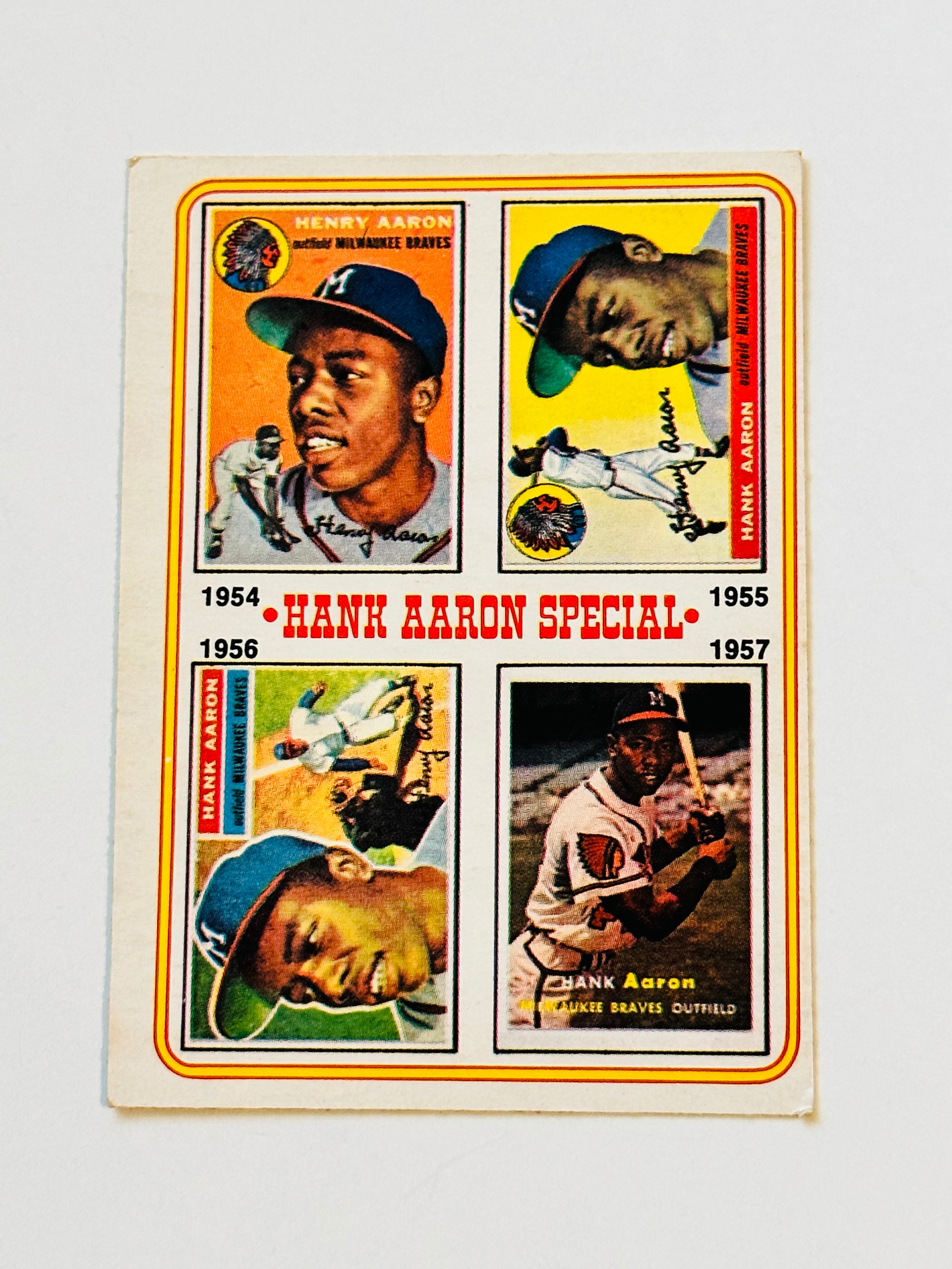 Hank Aaron Opc Canadian rare baseball card 1974