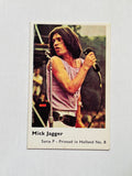 Mick Jagger Rolling Stones rare Holland card 1970