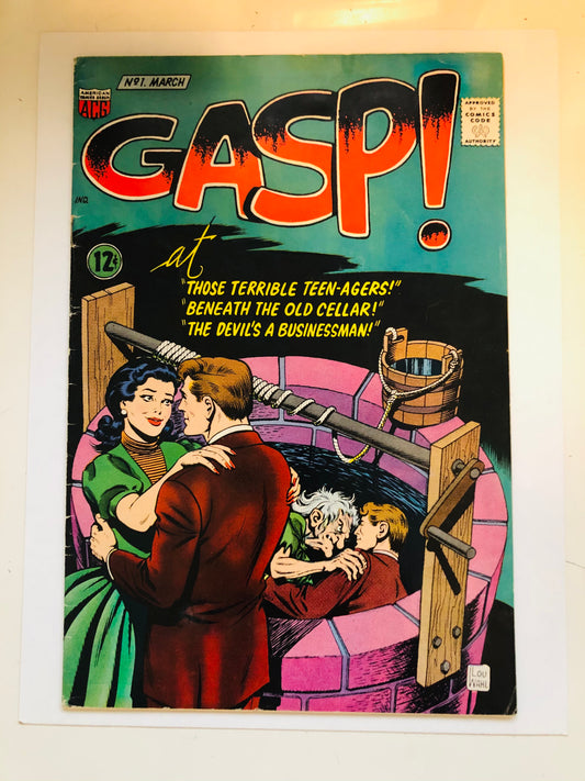 Gasp #1 rare comic book 1967