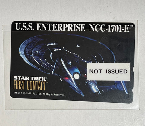 Star Trek First Contact movie Japanese phonecard 1997