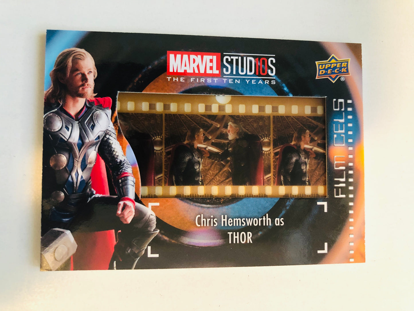 Thor Marvel movie film cel memorabilia upperdeck insert-card