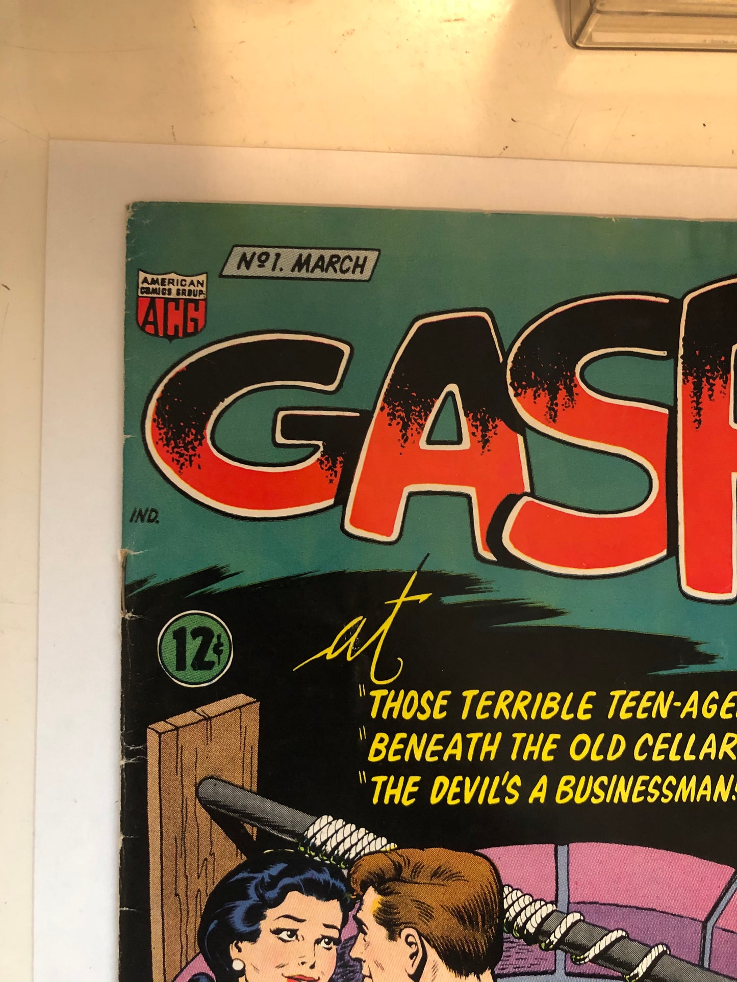 Gasp #1 rare comic book 1967