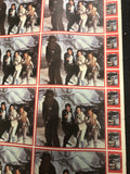 Star Wars Empire Strikes Back rare series 1 stickers uncut sheet
