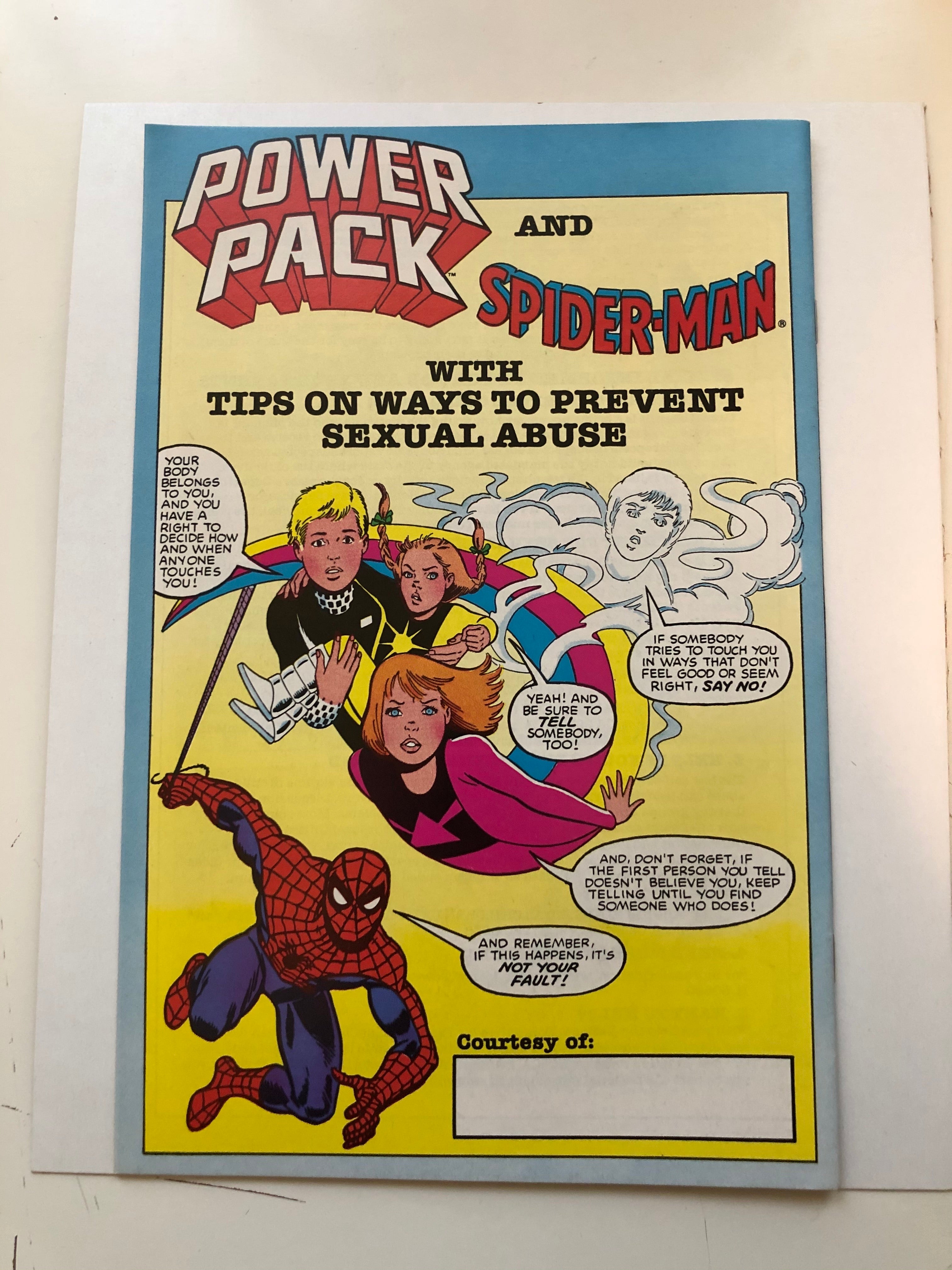 Spider-Man and Power Pack special issue comic book 1984